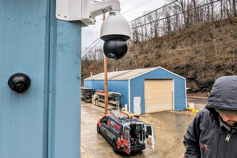 security camera install red spark pittsburgh